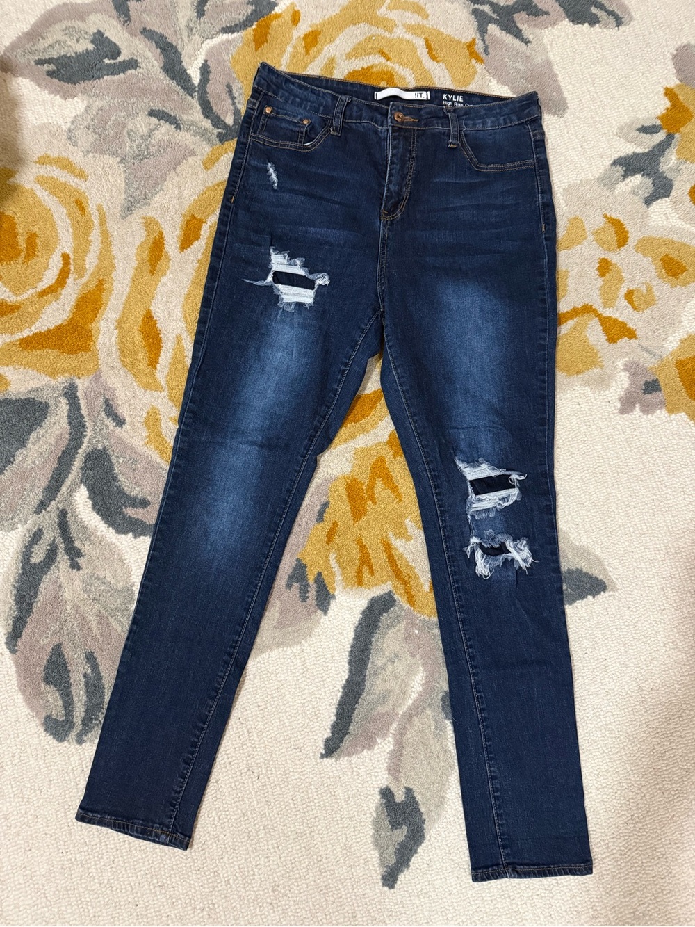 !It Jeans Kylie High Rise Curvy Skinny Ankle Size 14R